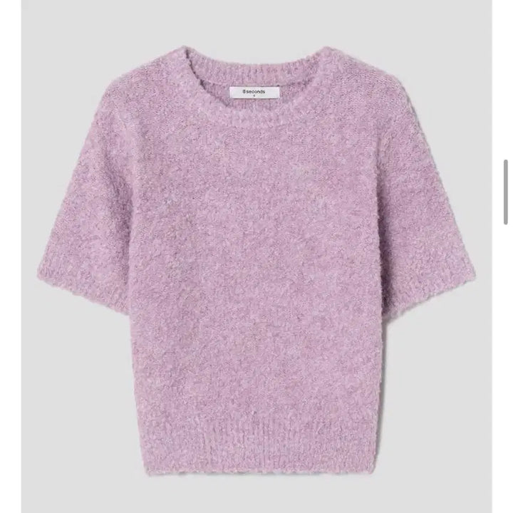 [BUNJANG] 8 Seconds Recycled Short Sleeve Pullover Light Pink / 에잇세컨즈 리사이클 반소매 풀오버  라이트 핑크
