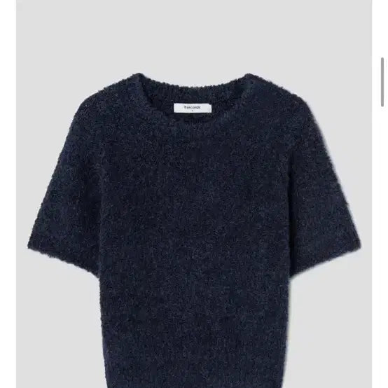 [BUNJANG] 8 Seconds Recycled Short Sleeve Pullover Navy / 에잇세컨즈 리사이클 반소매 풀오버 네이비