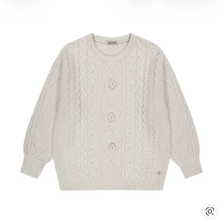 [BUNJANG] Koiseio Pom Pom Knit - Ivory / <마지막가격>(택ㅇ) 코이세이오 폼폼니트 아이보리