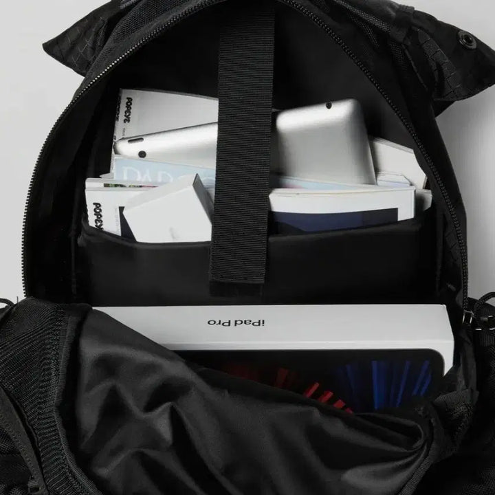 [BUNJANG] Travel Treil Runner Mesh String Tech Backpack Black / (미사용새상품)트래블 트헤일 러너 메쉬 스트링 테크 백팩
