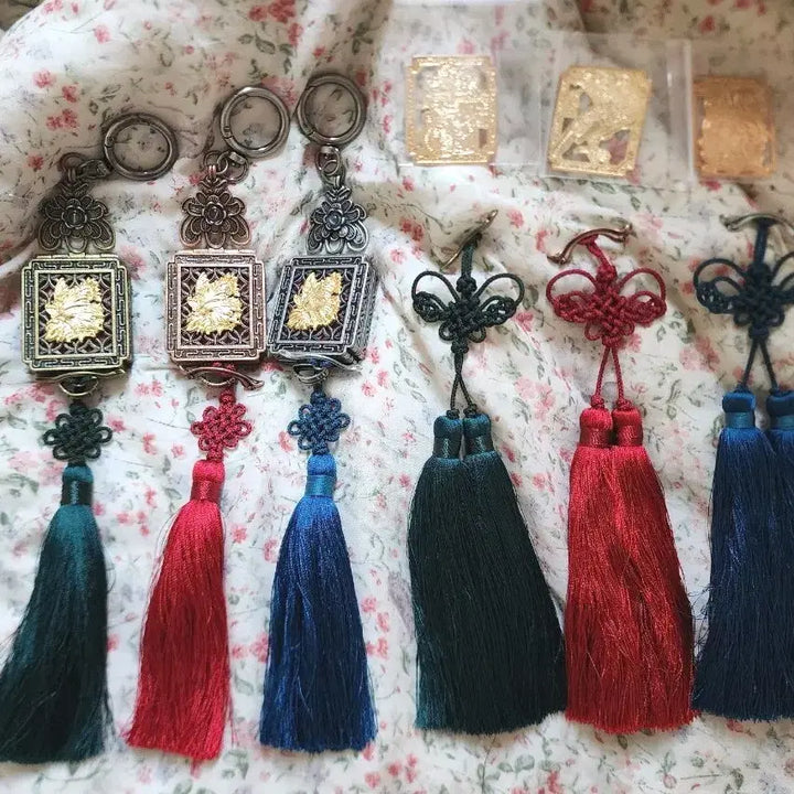 [BUNJANG] Ilcheong Incense Holder Norigae Keychain Set / 텀블벅 일청 향갑 노리개 키링