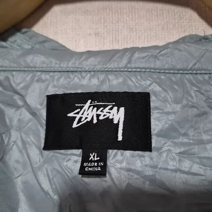 [BUNJANG] Stussy Beach Shell Wrinkle Nylon Jacket Slate (XL) / 스투시 비치 쉘 링클 나이론 자켓 슬레이트 (XL)