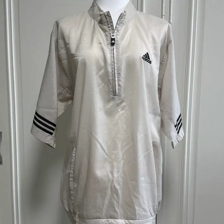[BUNJANG] Adidas Windbreaker Half-Zip Jacket / 아디다스 바스락 반집업