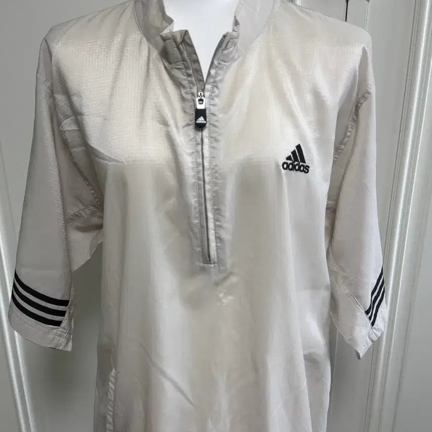 [BUNJANG] Adidas Windbreaker Half-Zip Jacket / 아디다스 바스락 반집업