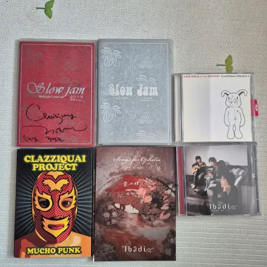 [BUNJANG] Clazzi콰이 &amp; E-BADI Slow Jam Album Collection (Includes Signed Album) / 클래지콰이 이바디 슬로우 잼 앨범 모음