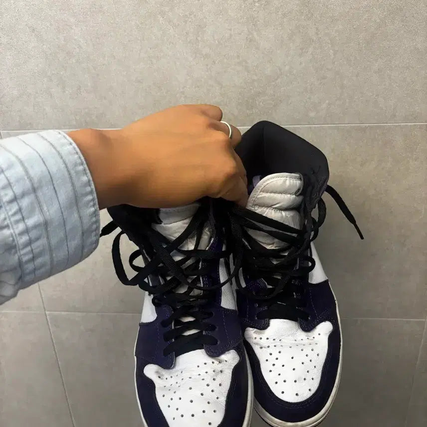 [BUNJANG] Nike Air Jordan 1 Retro High OG Court Purple 2020 / 280) 나이키 조던1 레트로 하이 OG 코트퍼플 2020