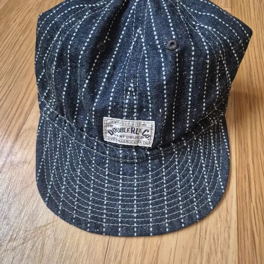 [SOLD OUT] RRL 인디고 도트  스트라이프 데님 서비스캡L