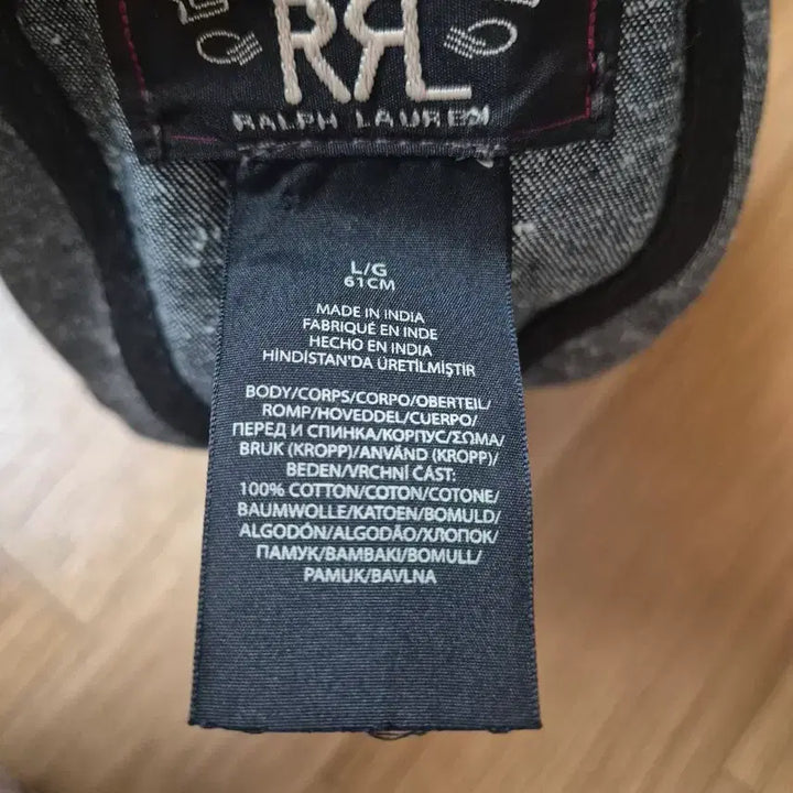 [SOLD OUT] RRL 인디고 도트  스트라이프 데님 서비스캡L