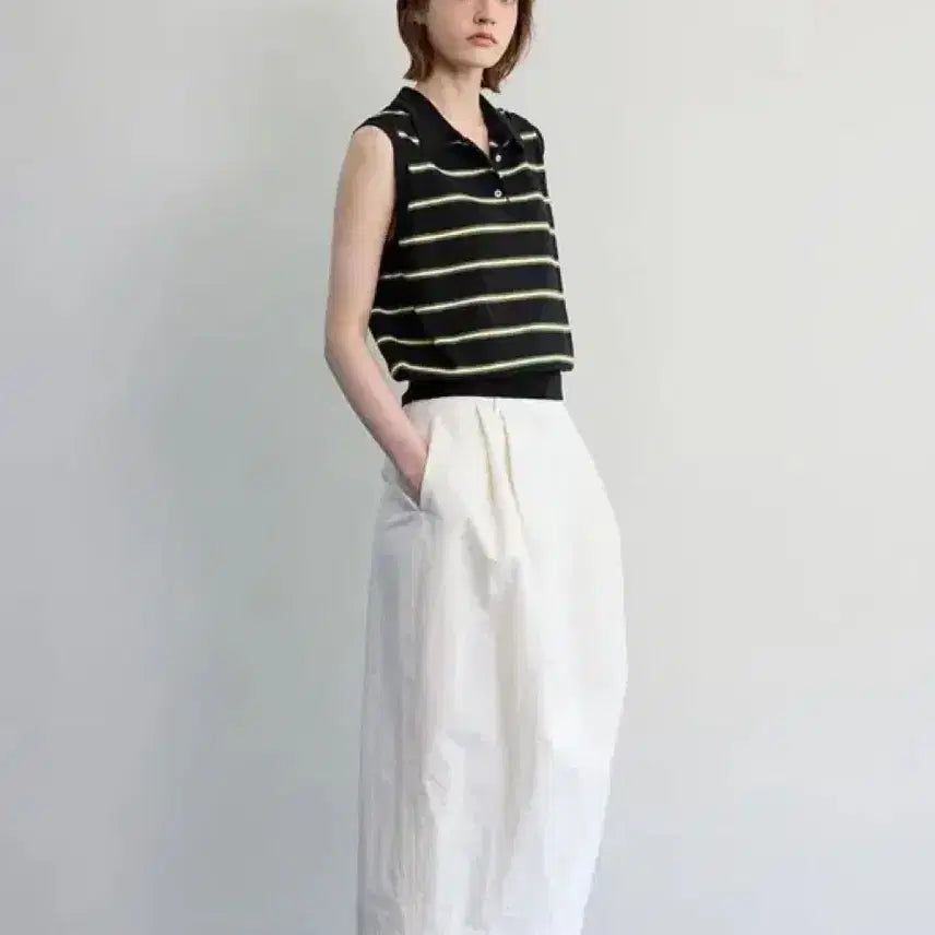 [BUNJANG] Moodal Bud Long Skirt Ivory / 문달 moodal bud skirt