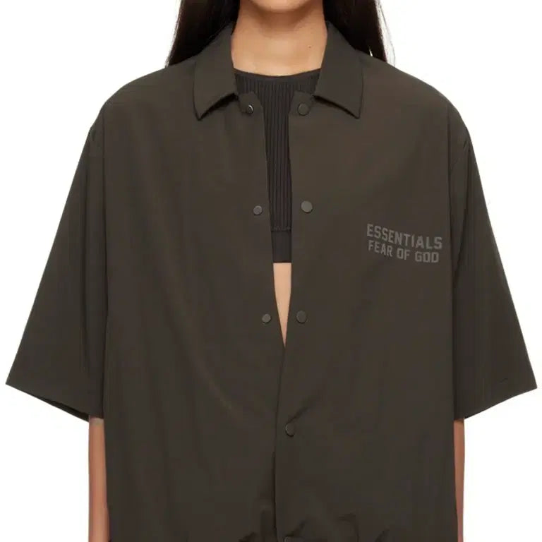 [BUNJANG] Fear of God Essentials Shirt Jacket XS / 피어오브갓 에센셜 셔츠형 자켓 xs (95)
