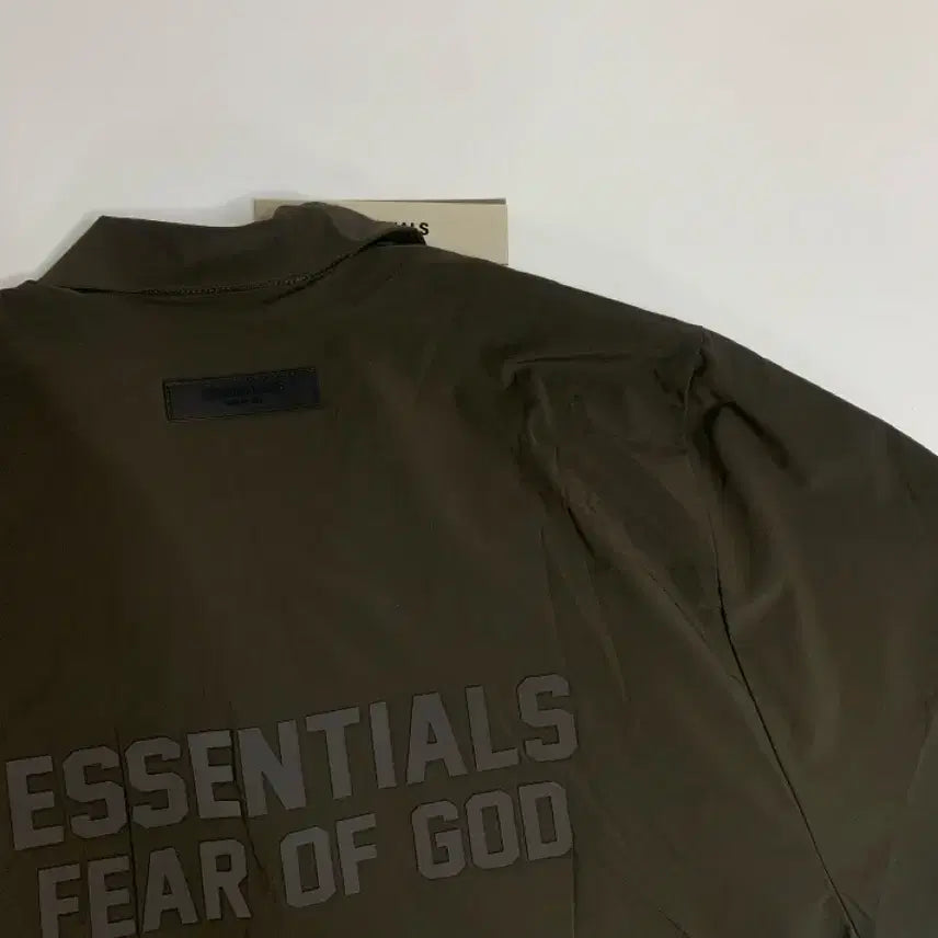 [BUNJANG] Fear of God Essentials Shirt Jacket XS / 피어오브갓 에센셜 셔츠형 자켓 xs (95)