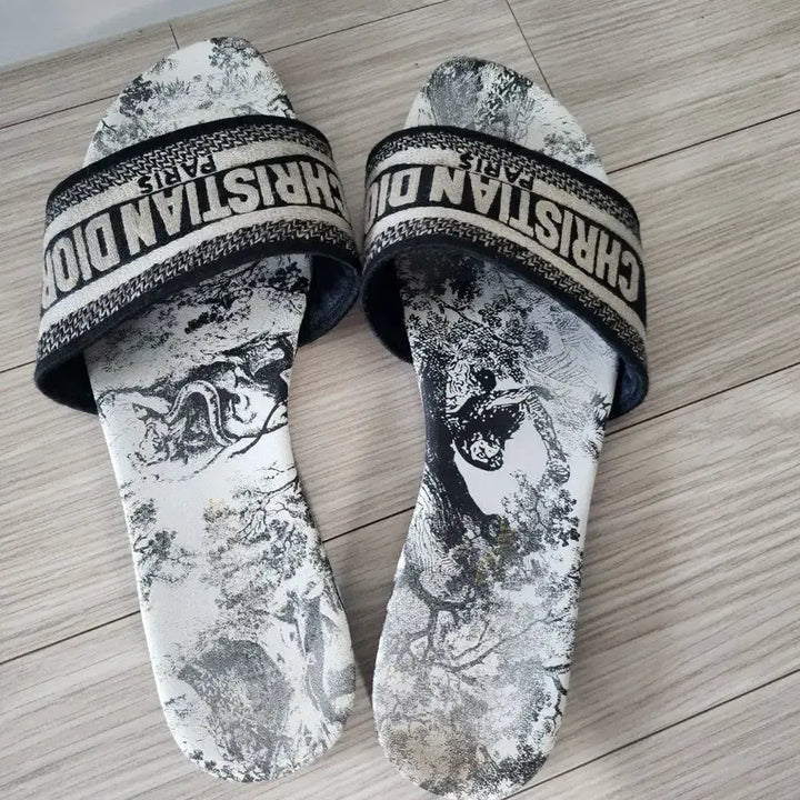 [BUNJANG] Dior Printed Slides / 디올 슬리퍼
