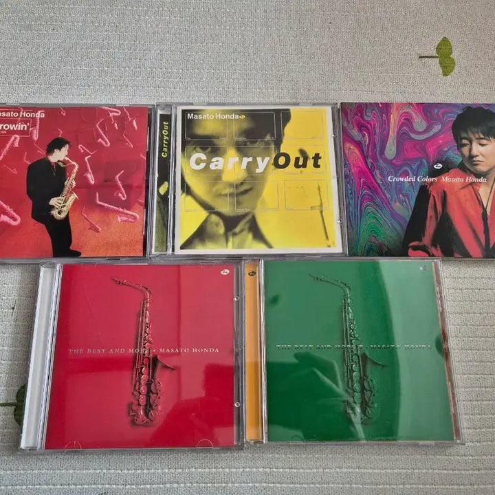 [SOLD OUT] 마사토 혼다 CD 음반 5장 일괄 색소폰 퓨전 재즈