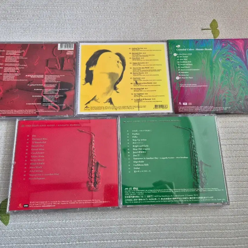 [SOLD OUT] 마사토 혼다 CD 음반 5장 일괄 색소폰 퓨전 재즈
