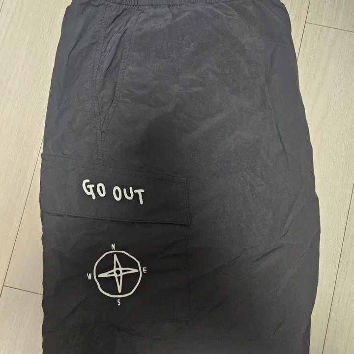 [BUNJANG] Kolon Sport x Inapixie Square Black Cargo Shorts XL / 코오롱스포츠 X 이나피스퀘어 블랙 카고 반바지 XL