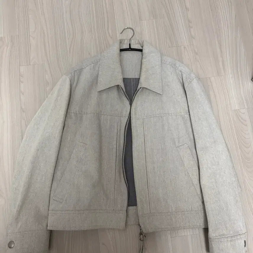 [BUNJANG] Solid Homme Grey Crop Jacket / 솔리드옴므 / 그레이크롭자켓/48