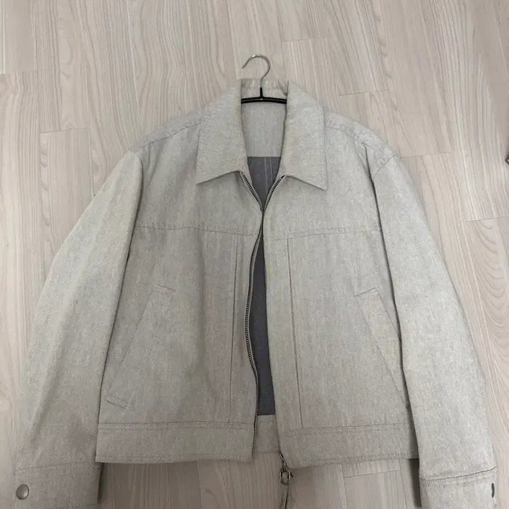 [BUNJANG] Solid Homme Grey Crop Jacket / 솔리드옴므 / 그레이크롭자켓/48