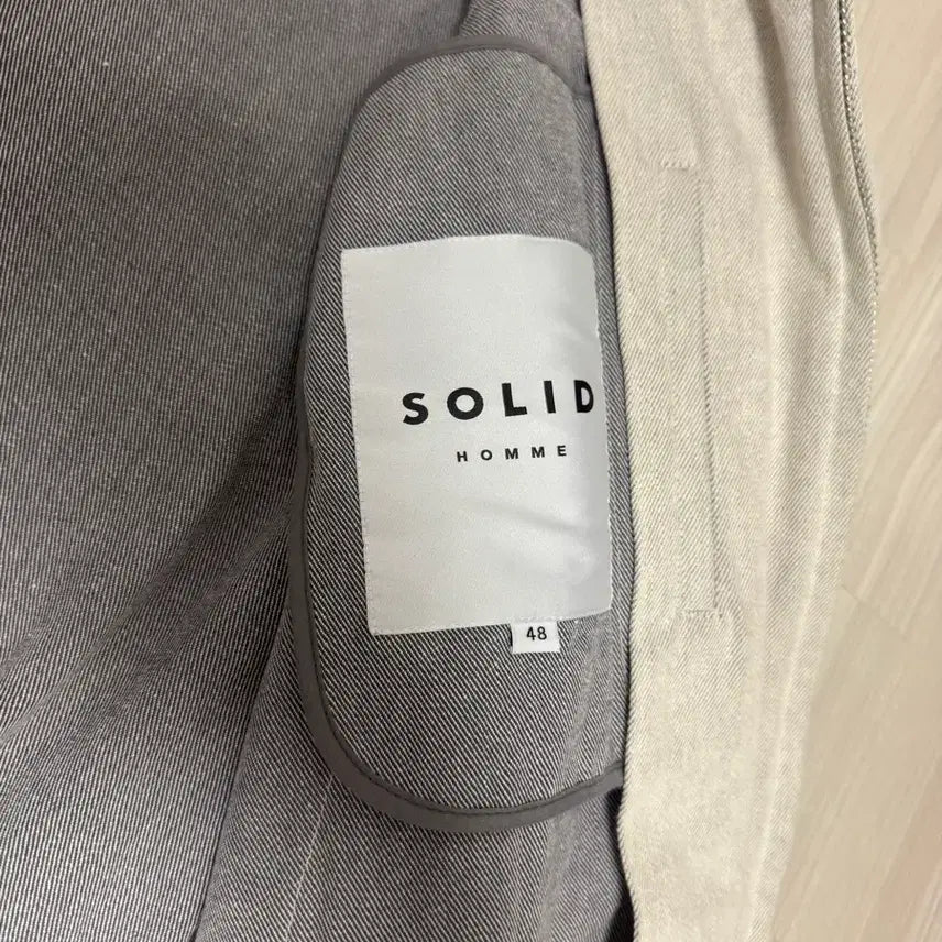 [BUNJANG] Solid Homme Grey Crop Jacket / 솔리드옴므 / 그레이크롭자켓/48