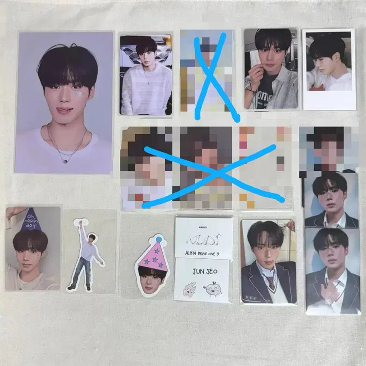 [BUNJANG] Alphadrive One Junseo Photocard Bundle Set / 알파드라이브원 준서 포카 일괄 양도
