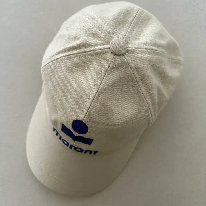 [BUNJANG] Isabel Marant Tyron Logo Ball Cap Beige/Blue / 이자벨마랑 타이론 로고 볼캡 베이지/블루