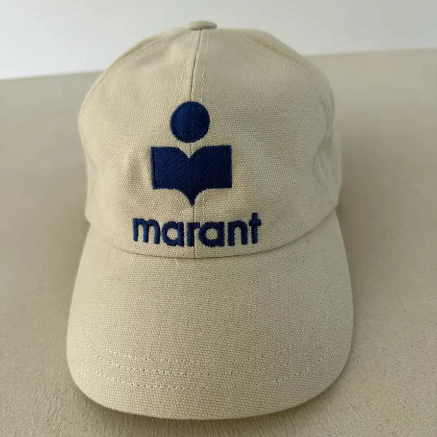 [BUNJANG] Isabel Marant Tyron Logo Ball Cap Beige/Blue / 이자벨마랑 타이론 로고 볼캡 베이지/블루