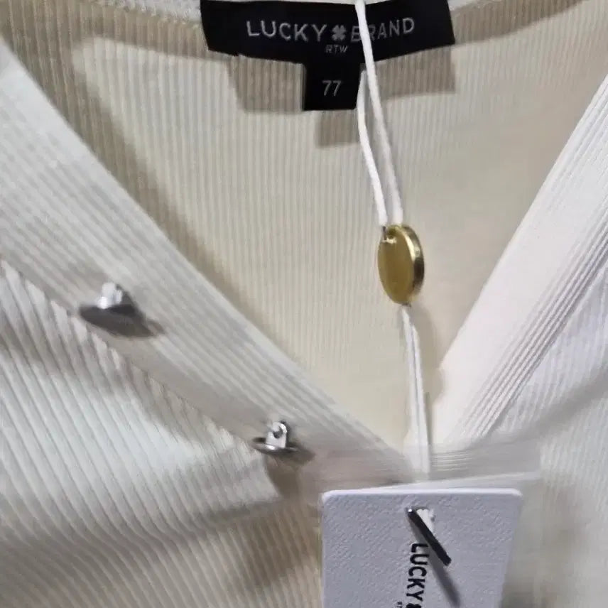 [BUNJANG] Lucky Brand Henley Neck Top / Lucky Brand 여성 헨리넥 상의 77 새제품