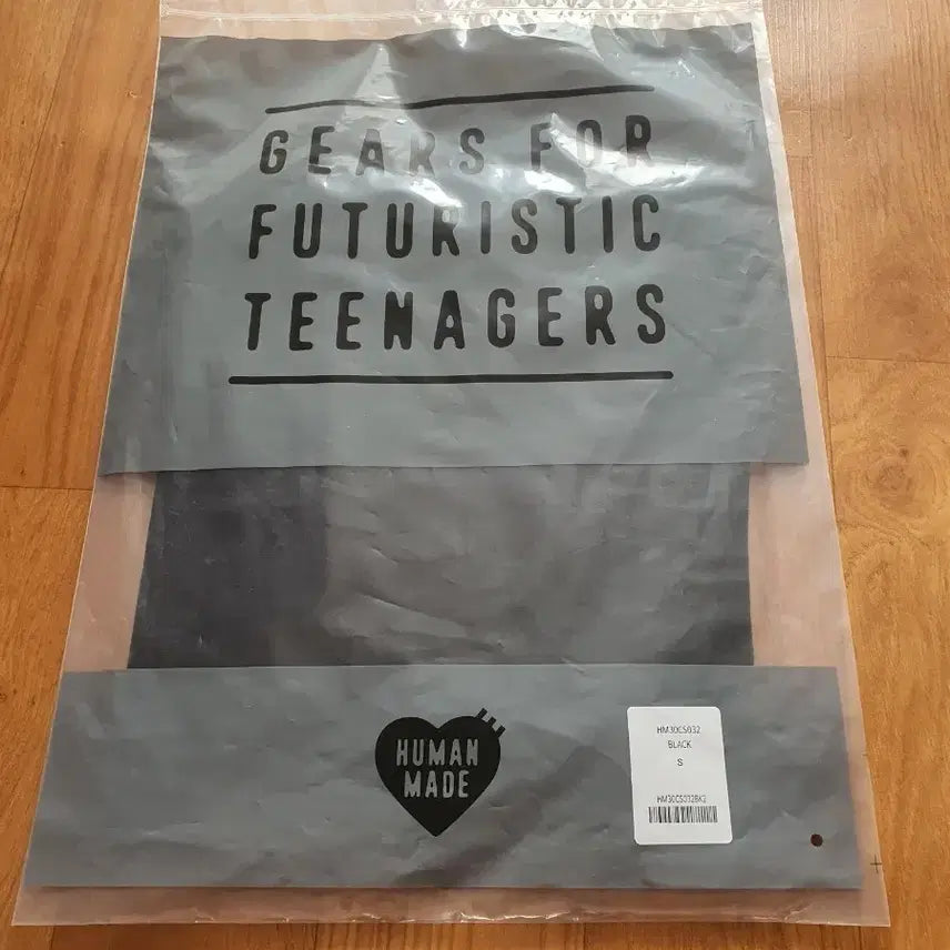 [BUNJANG] Human Made Bear Graphic T-Shirt Black Size S / 휴먼메이드 곰돌이 반팔티 블랙 새상품s
