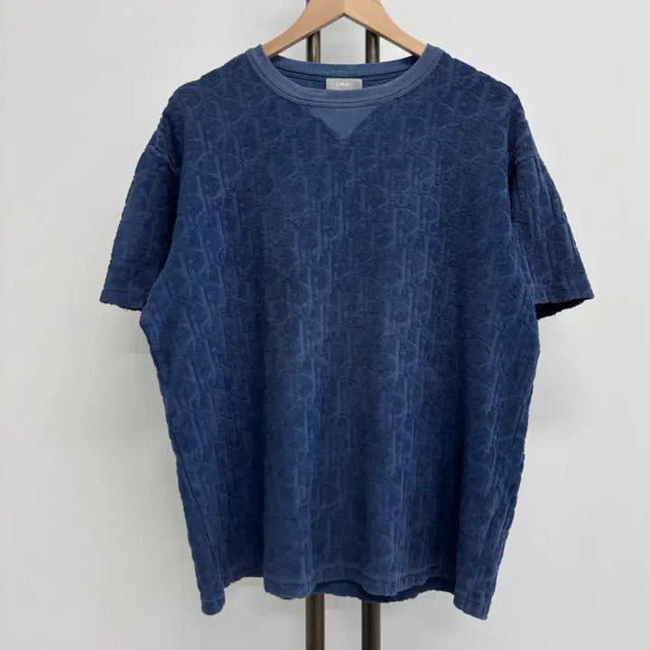 [BUNJANG] Dior Oblique Terry T-shirt / [L]디올 오블리크 테리 반팔티