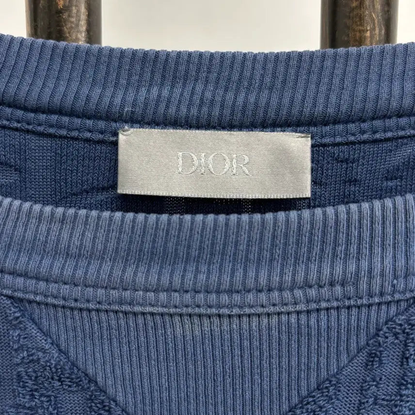 [BUNJANG] Dior Oblique Terry T-shirt / [L]디올 오블리크 테리 반팔티