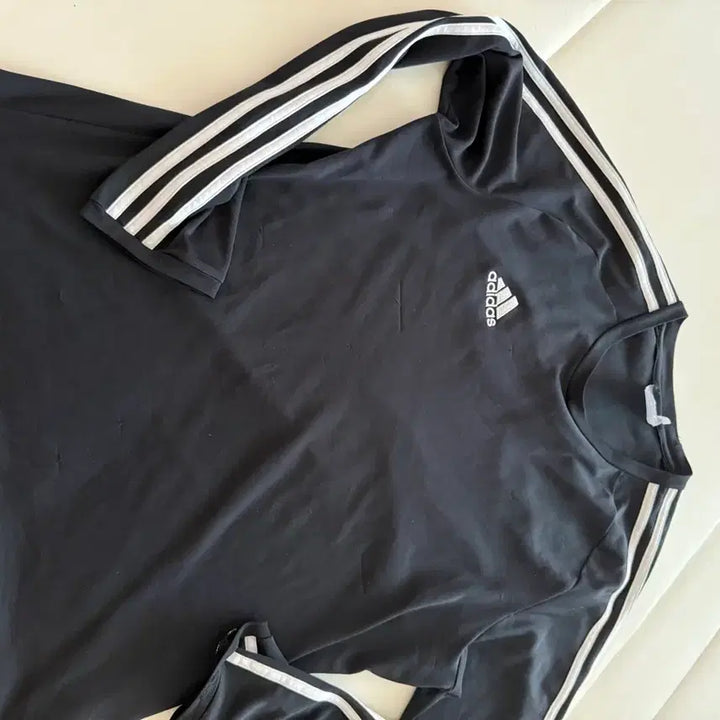 [BUNJANG] Adidas Climalite 110 Functional Sportswear Top / 아디다스 클라이마라이트 블랙 110 기능성 운동복