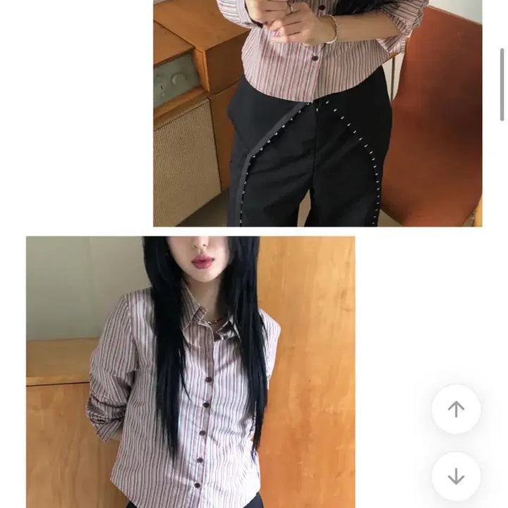 [BUNJANG] Loopon Fever Stripe Shirt / [새상품] 루프온 피버 스트라이프 셔츠