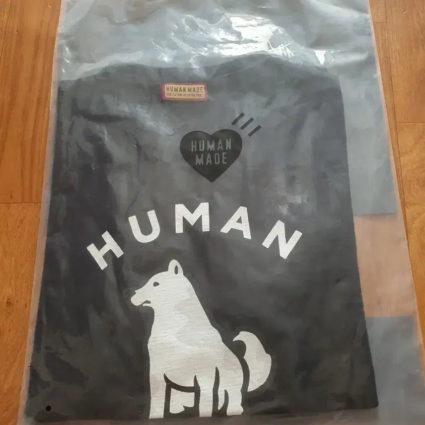 [BUNJANG] Human Made Dog Print T-shirt (Black) M / 휴먼메이드 강아지 티셔츠 블랙 새상품m