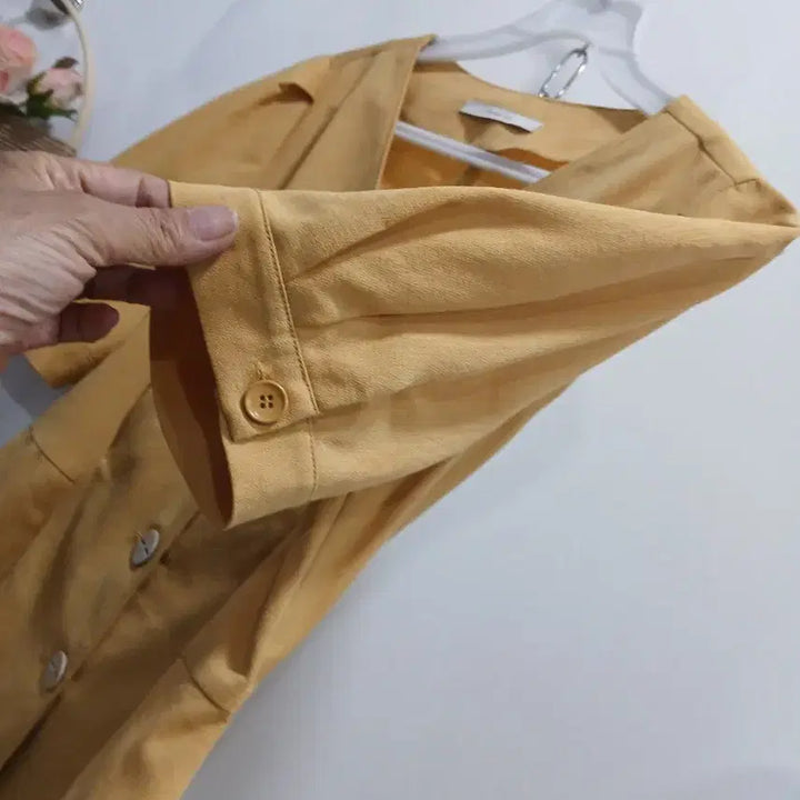 [BUNJANG] Kenneth Lady Mustard Yellow Jacket (Size 55) / 케네스레이디.(마혼방) 머스타드 옐로우자켓55