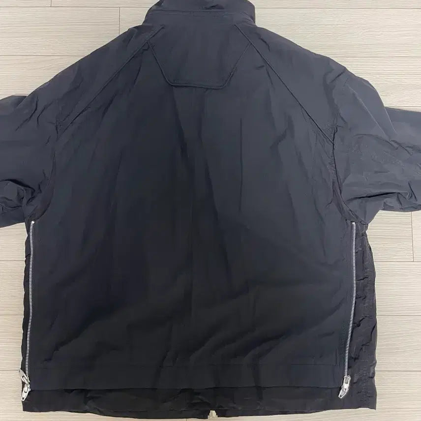 [BUNJANG] Juun.J 23FW Nylon High Neck Layered 3-Zip Shirt / 준지 23FW 나일론 하이넥 3집업 레이어드 셔츠 44