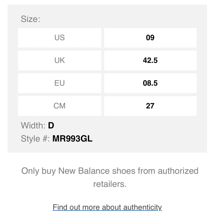 [BUNJANG] New Balance 993 270D Sneakers / 뉴발란스 993 270D