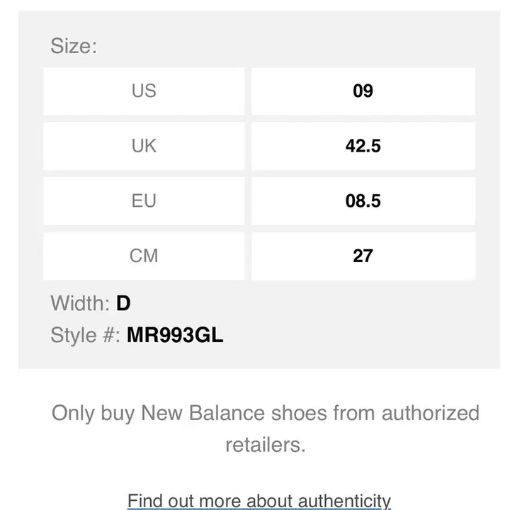 [BUNJANG] New Balance 993 270D Sneakers / 뉴발란스 993 270D