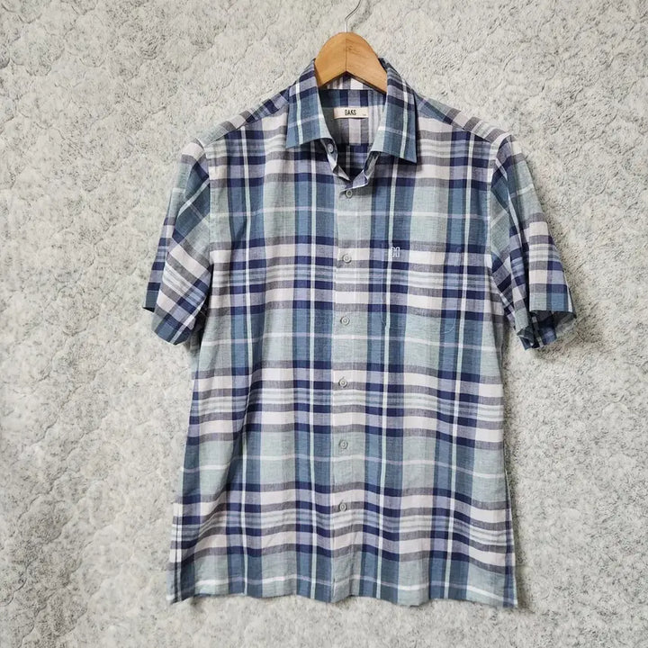 [SOLD OUT] 433A [100] 닥스 체크 반팔 남방 셔츠