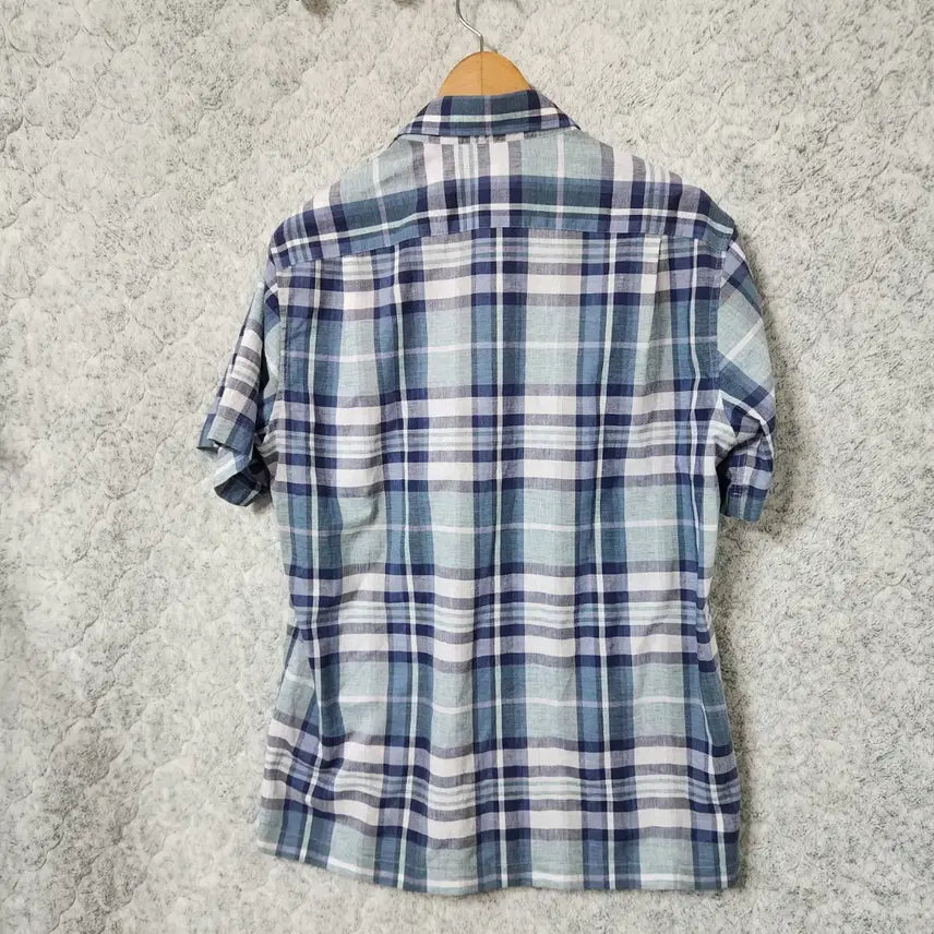 [SOLD OUT] 433A [100] 닥스 체크 반팔 남방 셔츠