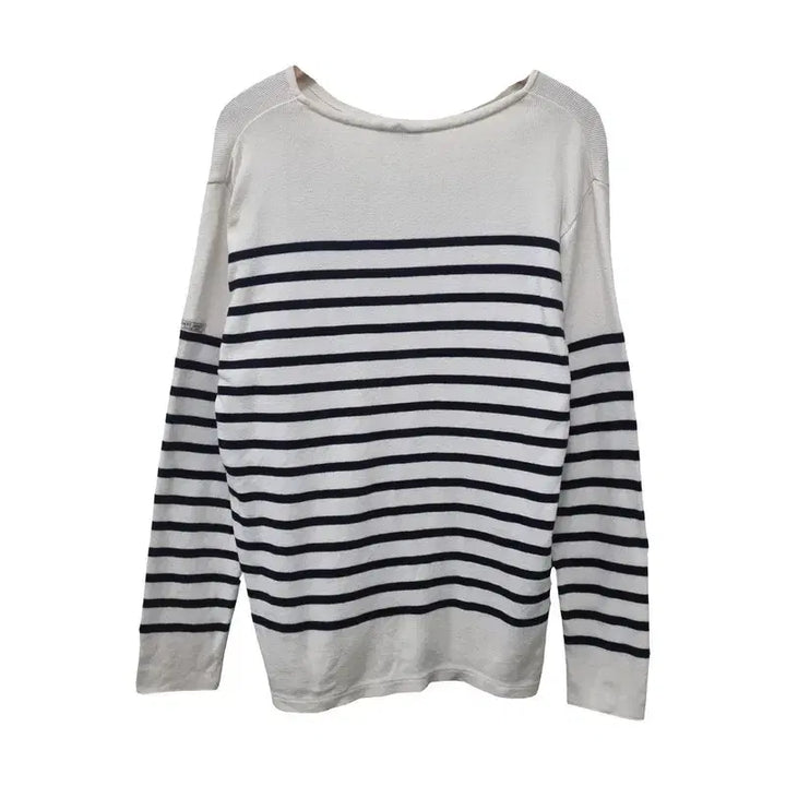 [BUNJANG] Saint James Striped Knit Sweater / 남XXL/세인트제임스 스트라이프 배색 니트