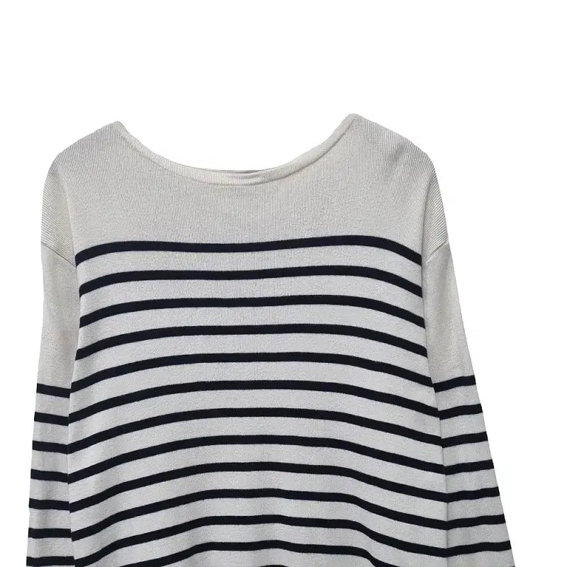 [BUNJANG] Saint James Striped Knit Sweater / 남XXL/세인트제임스 스트라이프 배색 니트