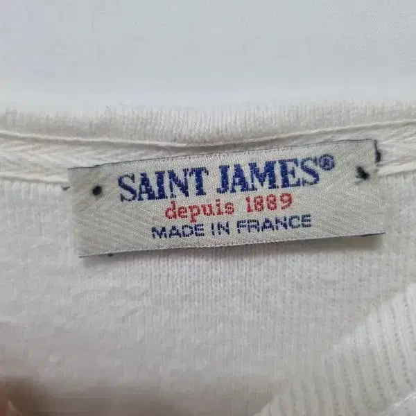 [BUNJANG] Saint James Striped Knit Sweater / 남XXL/세인트제임스 스트라이프 배색 니트