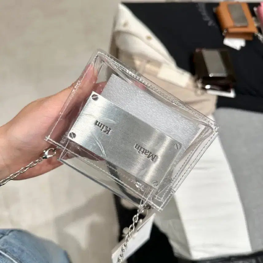 [BUNJANG] Matinkim Accordion Jelly Mini Bag Clear / 마땡킴 아코디언 젤리 미니백 클리어
