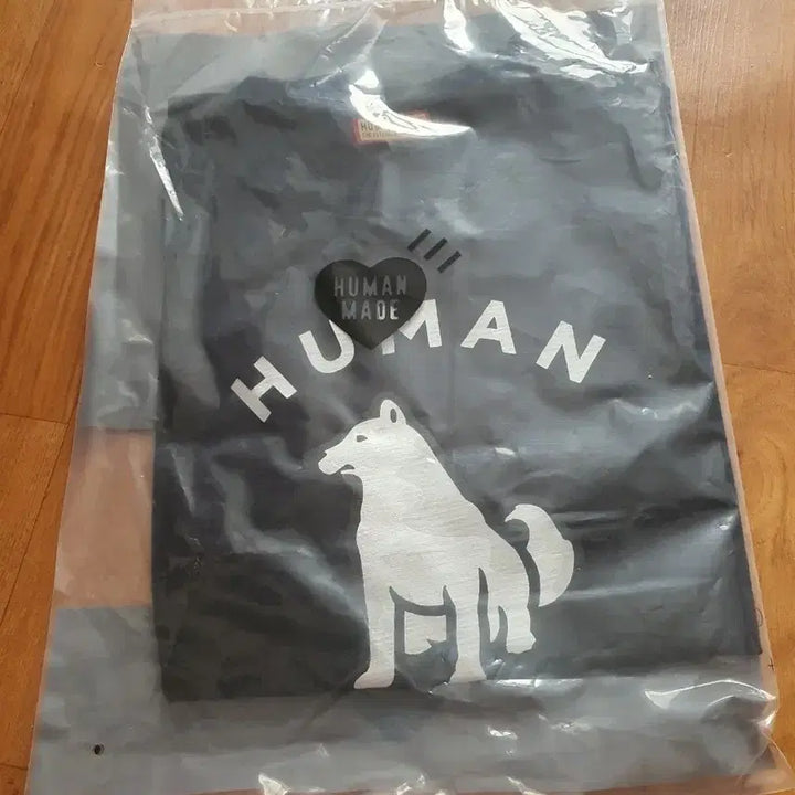 [BUNJANG] Human Made Dog Print T-shirt XL / 휴먼메이드 블랙 강아지 프린팅 티셔츠xl