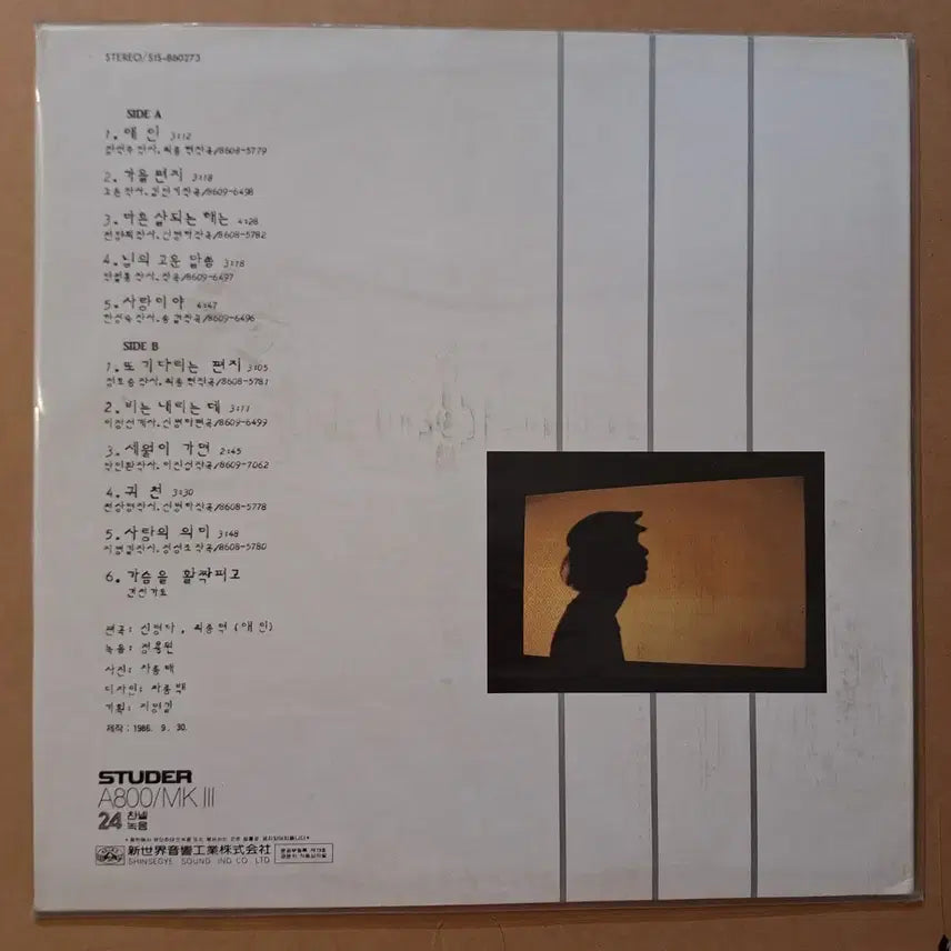 [BUNJANG] Lee Dong Won 2nd Album LP (Sealed) / 미개봉/이동원 2집 LP
