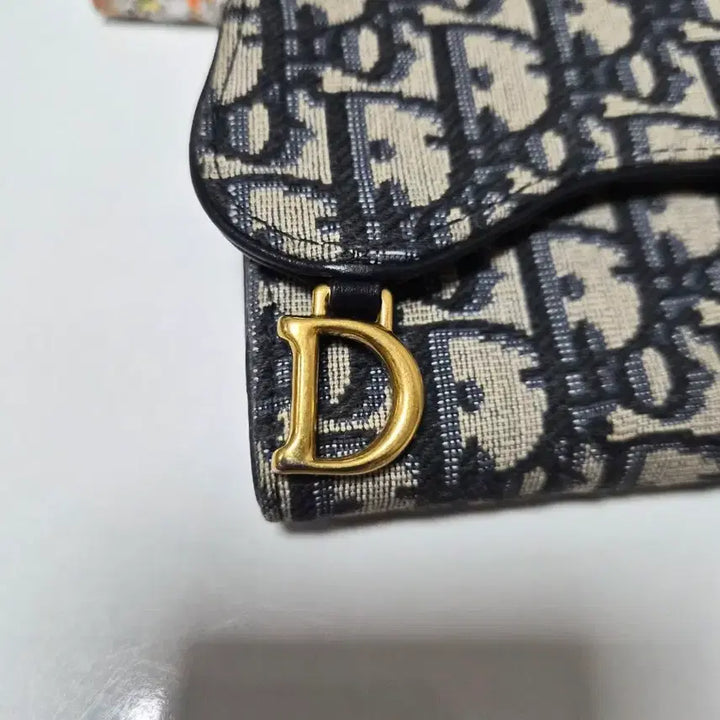 [BUNJANG] Dior Saddle Lotus Oblique Wallet / 디올 새들 로터스 오블리크 반지갑