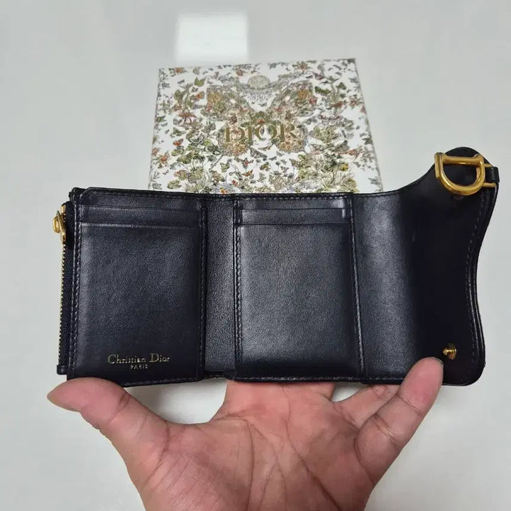 [BUNJANG] Dior Saddle Lotus Oblique Wallet / 디올 새들 로터스 오블리크 반지갑