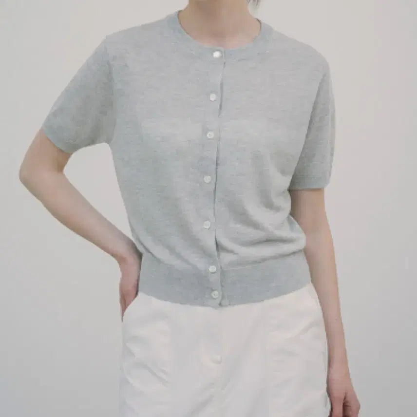[BUNJANG] Siyazu Sheer Short Sleeve Knit Cardigan / (택ㅇ새상품) 시야쥬 시스루 반팔 니트 가디건