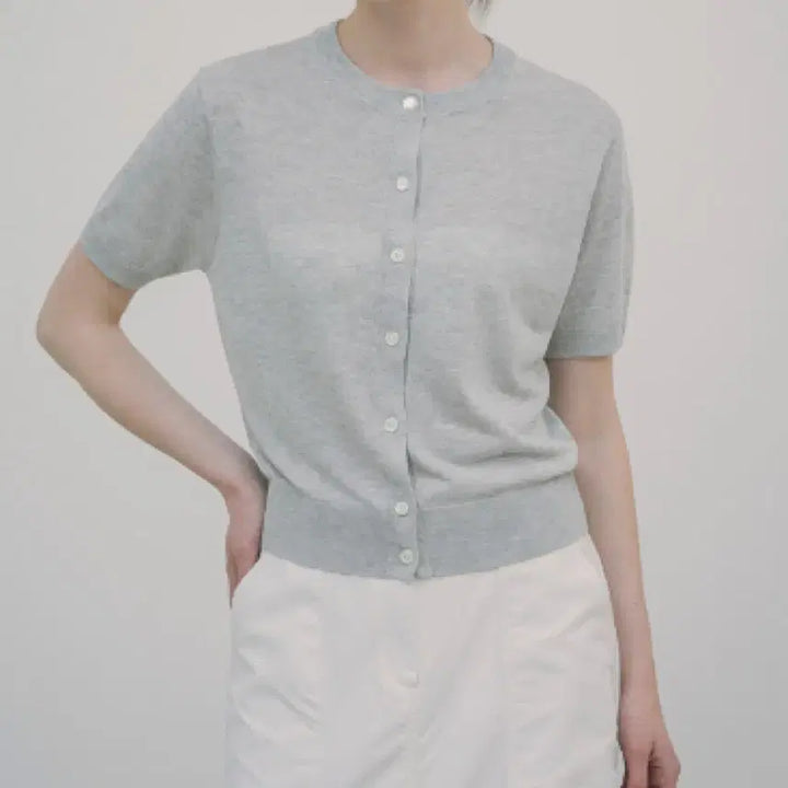 [BUNJANG] Siyazu Sheer Short Sleeve Knit Cardigan / (택ㅇ새상품) 시야쥬 시스루 반팔 니트 가디건