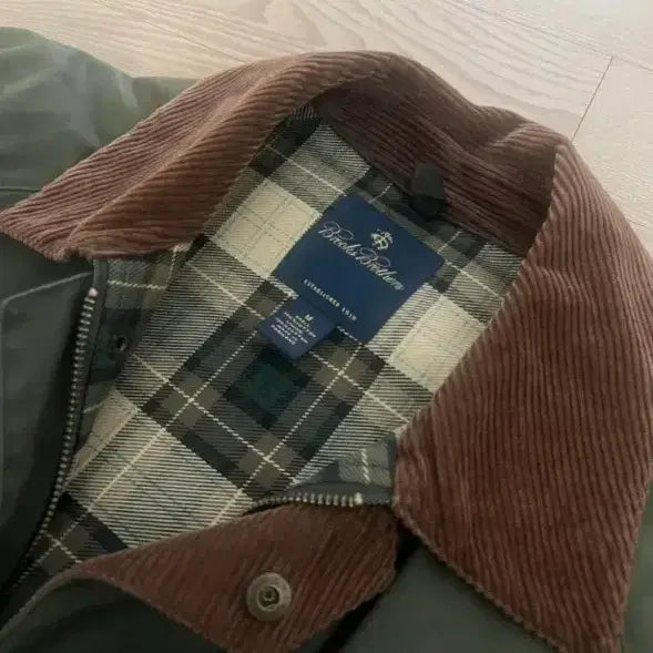 [BUNJANG] Brooks Brothers Waxed Jacket / [100]정품 브룩스브라더스 왁스자켓 바버 코듀로이 M