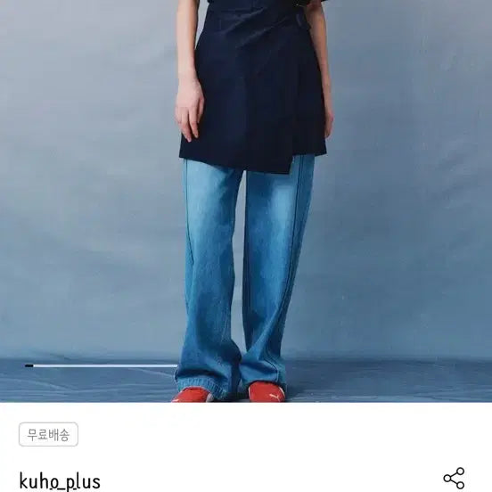 [BUNJANG] Kuho Plus Signature Cutout Mini Dress / 구호플러스 시그니처 컷아웃 원피스